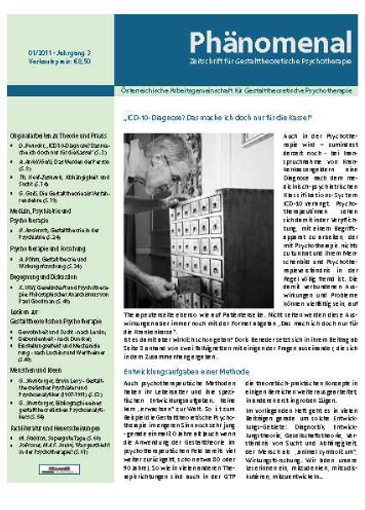 Zeitschrift Phänomenal - Heft 1+2/2011